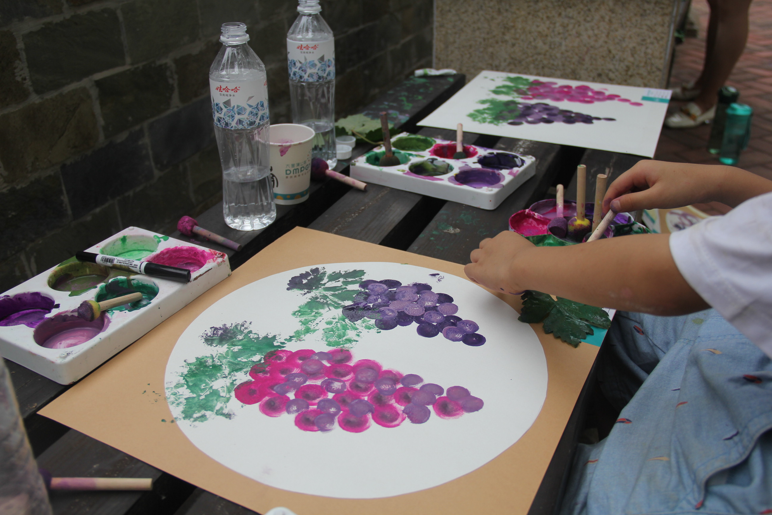 大墨蒲公英素質(zhì)教育運城校區(qū)8月格瑞特酒莊寫生游記！